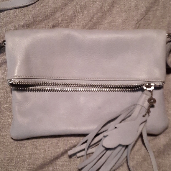 Roots Leather Crossbody Purse - Picture 1 of 6